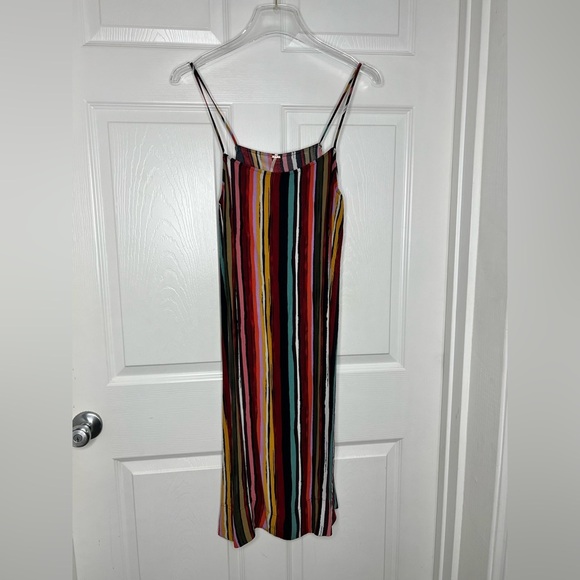 Free People Striped Cropped Tunic Top Sz XS - Picture 6 of 10
